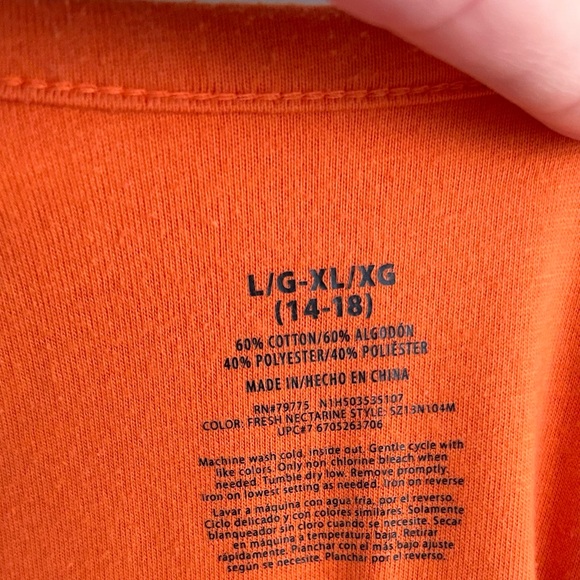 Unbranded Orange SS Halloween Nightgown Black Cats Candy Witch Size L/XL 14-16 - Picture 3 of 6